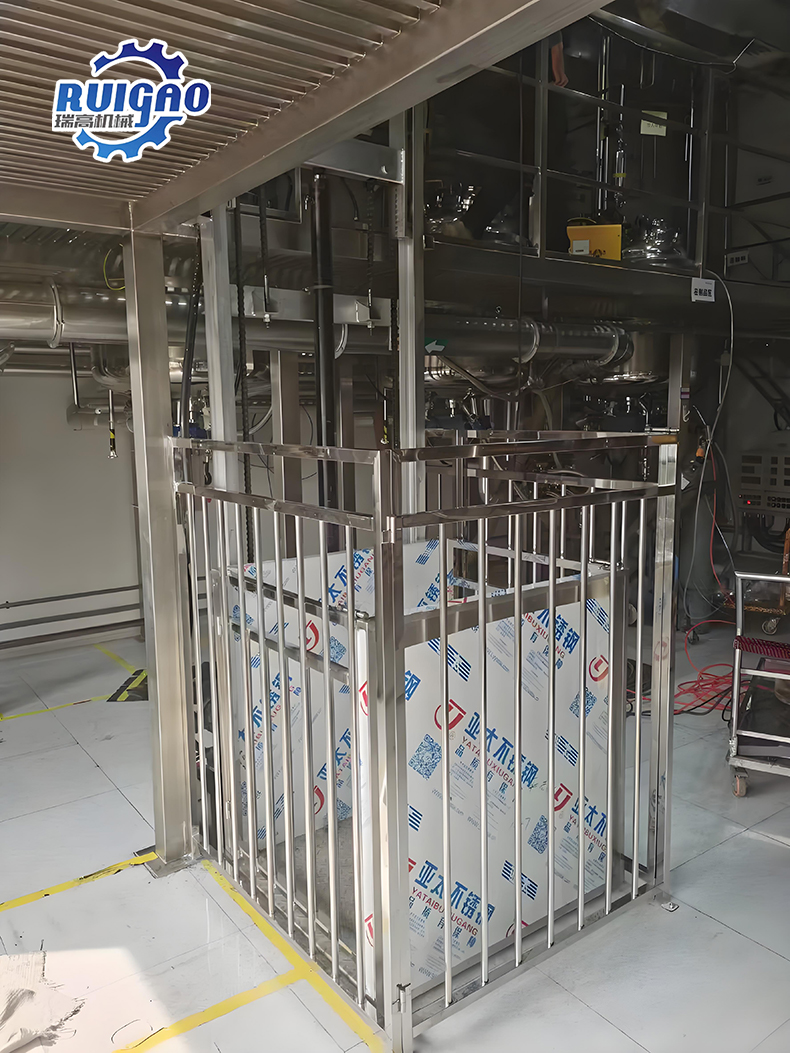 潔凈食品車間專用不銹鋼升降機